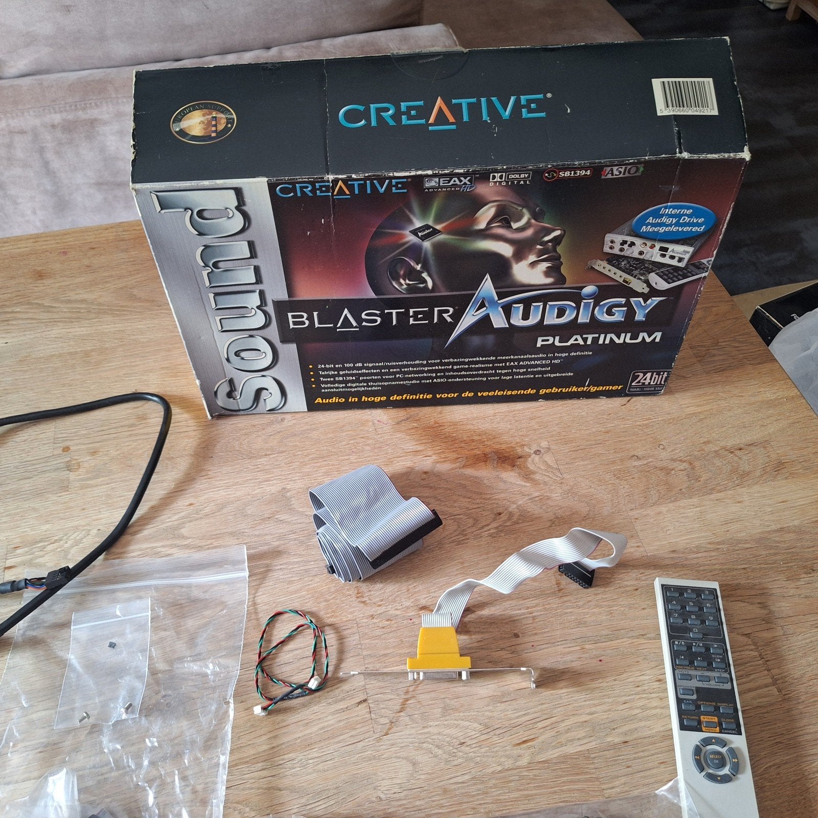 Creative Sound Blaster Audigy Platinum (2002) – 100% Complee, Ophalen of Verzenden, Zo goed als nieuw
