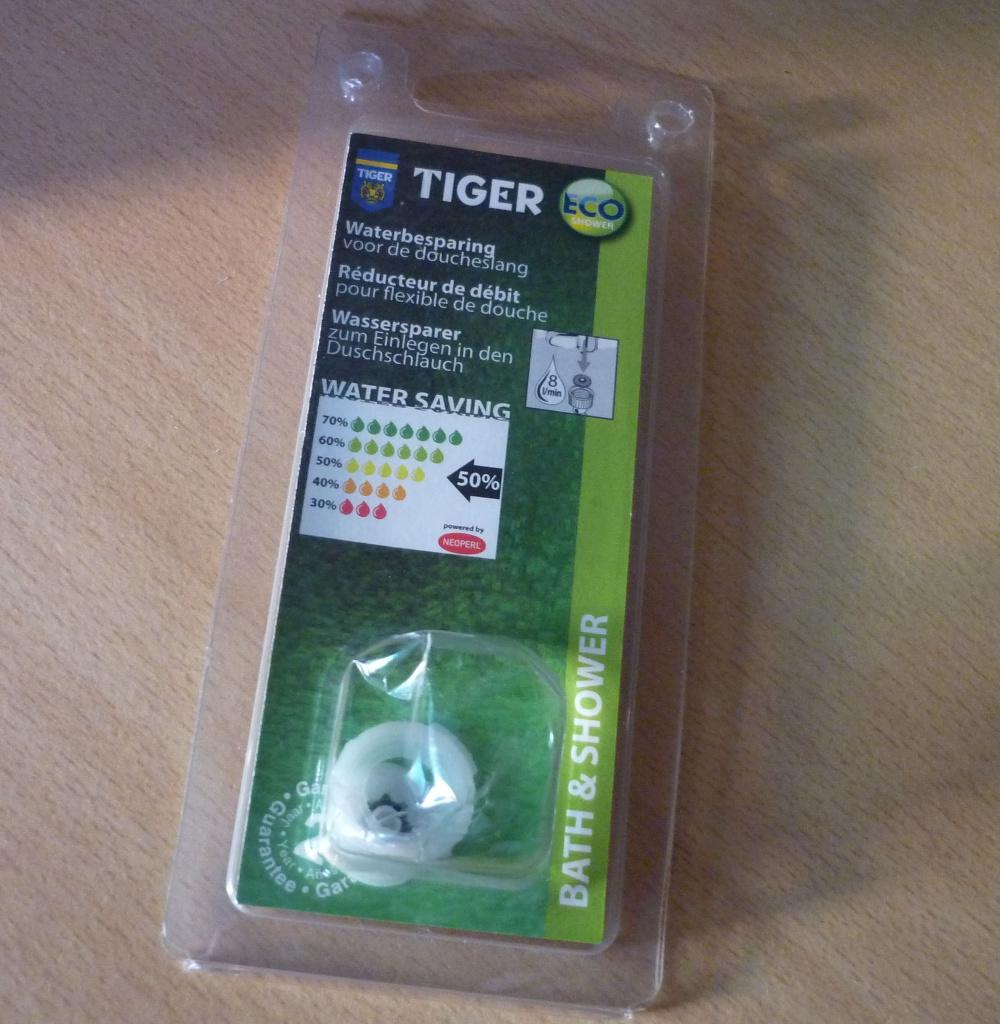Waterbesparing voor de doucheslang van Tiger Eco, Doe-het-zelf en Verbouw, Sanitair, Ophalen of Verzenden, Nieuw, Kraan