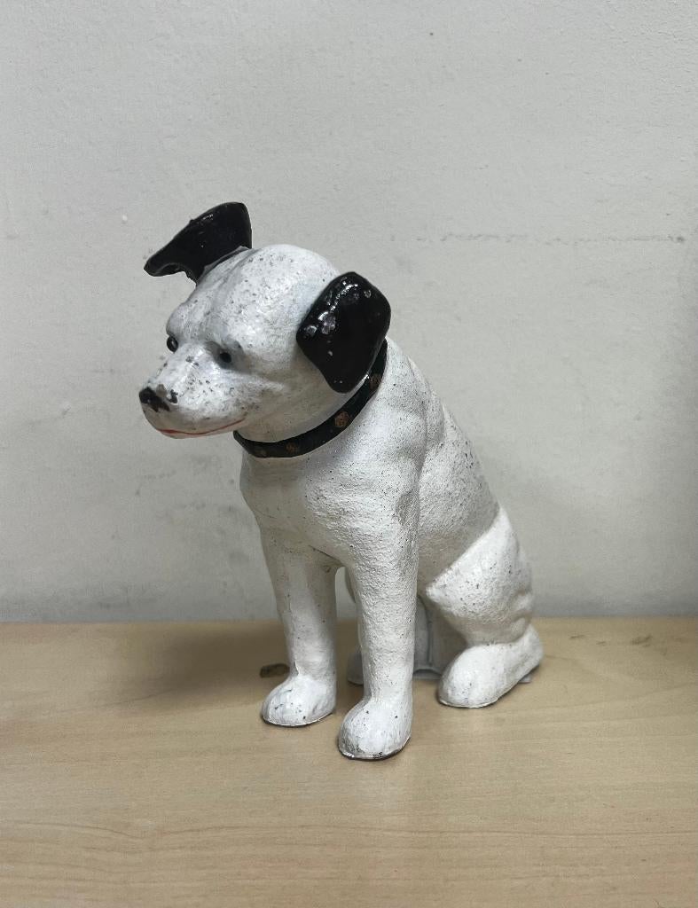 Nipper Masters Voice beeldje van gietijzer decoratie beeld