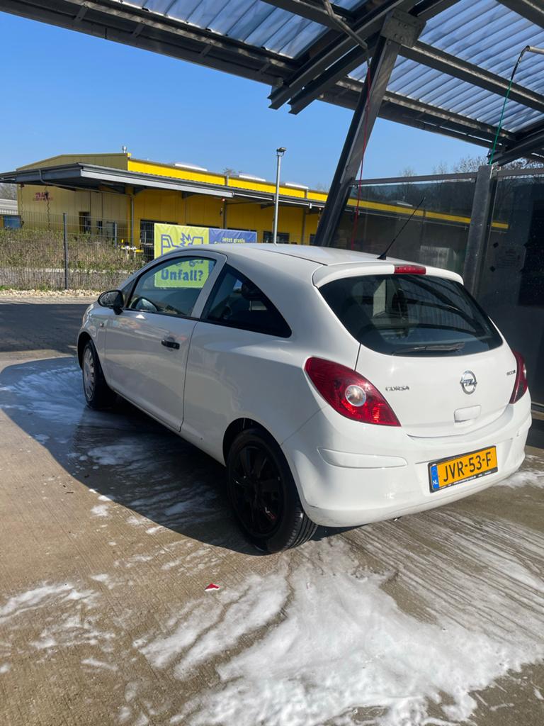 Opel Corsa 1.2 Ecoflex 51KW 3D 2012 Wit, Auto's, Voorwielaandrijving, 450 kg, 4 cilinders, 1229 cc