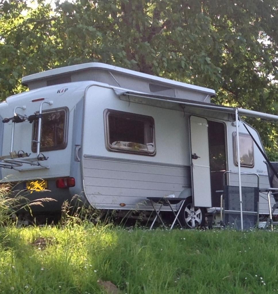 KIP VISION KV41TVB met vloerverwarming, panoramadak + hefdak, Luifel, Kip, Frans bed, Kleine zit