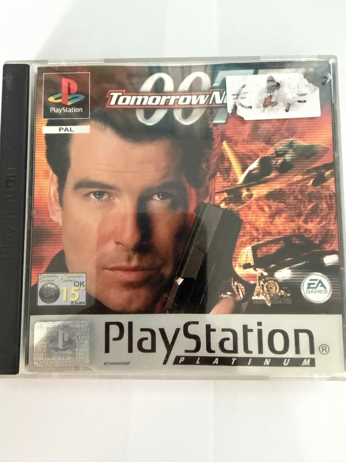 007 Tomorrow Never Dies - PlayStation 1 (PS1) Platinum, Gebruikt, Shooter, 1 speler, Ophalen of Verzenden