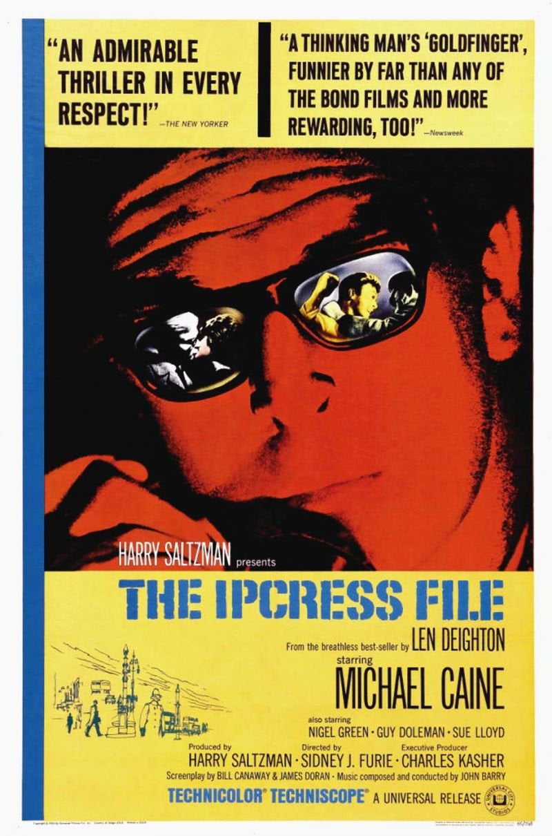 6). The Ipcress File regie Sidney J Furie met Michael Caine., 1980 tot heden, Ophalen of Verzenden, Zo goed als nieuw, Actie en Avontuur