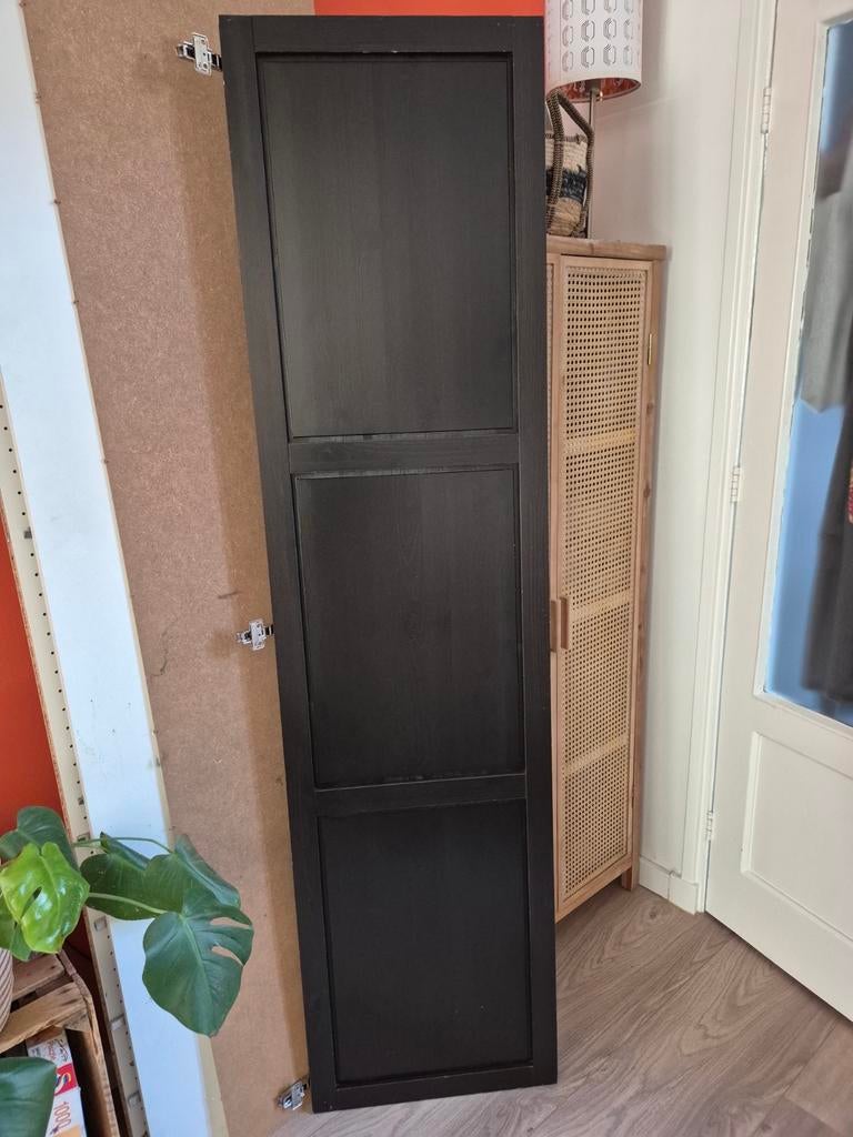 Zwarte Pax kastdeur in goede staat, Gebruikt, Minder dan 25 cm, Modern, 150 tot 200 cm