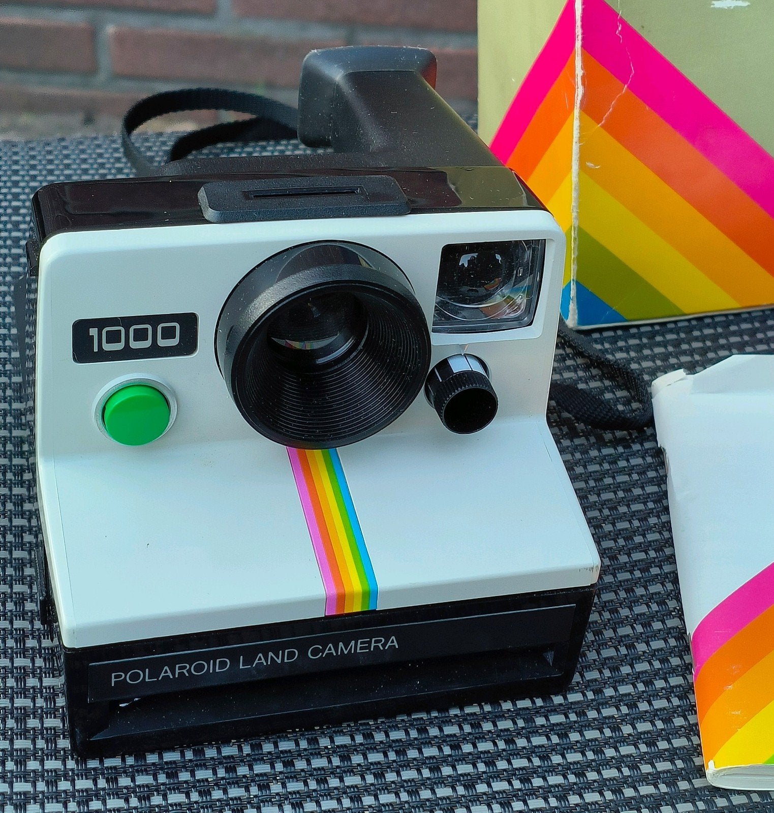 Polaroid 1000 Landman Camera met doos en gebruiksaanwijzing, Audio, Tv en Foto, Fotocamera's Analoog, Ophalen, Polaroid, Polaroid