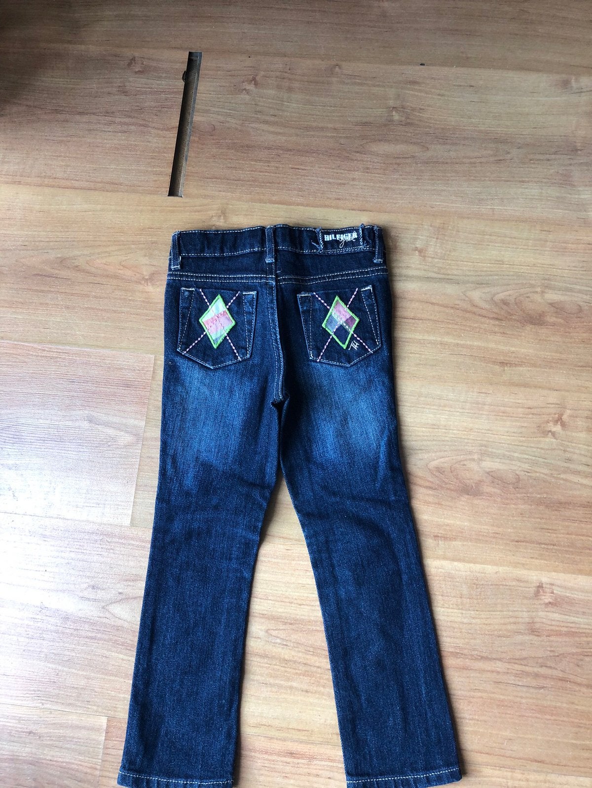 Jeans spijkerbroek van Tommy Hilfiger blauw denim maat 4, Ophalen of Verzenden, Zo goed als nieuw, Meisje, Broek