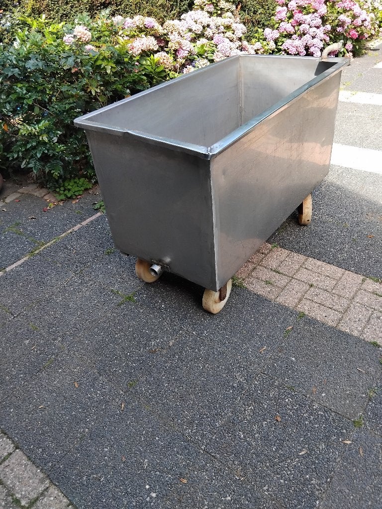 rvs bak 500 liter, Huis en Inrichting, Ophalen, Gebruikt, Metaal
