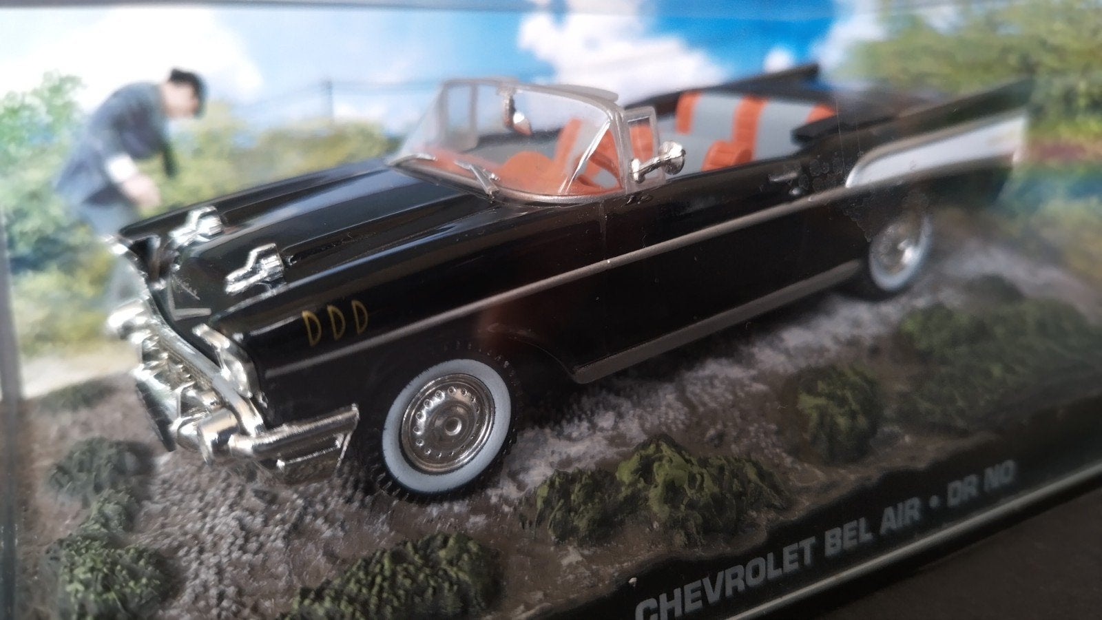 Chevrolet Bel Air 1:43 James Bond 007 dr. No Pol, Hobby en Vrije tijd, Modelauto's | 1:43, Overige merken, Auto, Verzenden, Nieuw