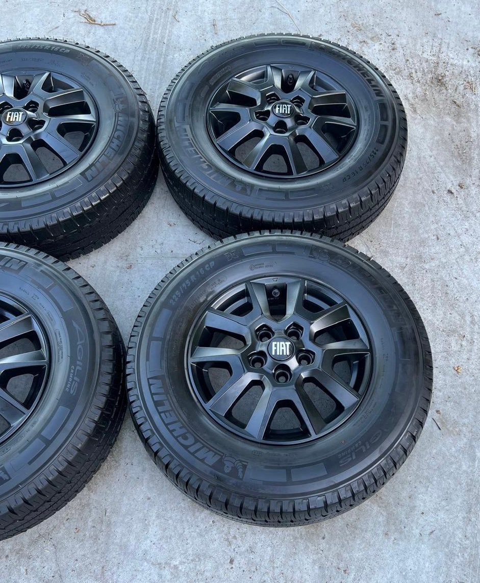 Originele Fiat Ducato velgen Michelin camper banden 5x118, Bestelwagen, 16 inch, Banden en Velgen, Nieuw