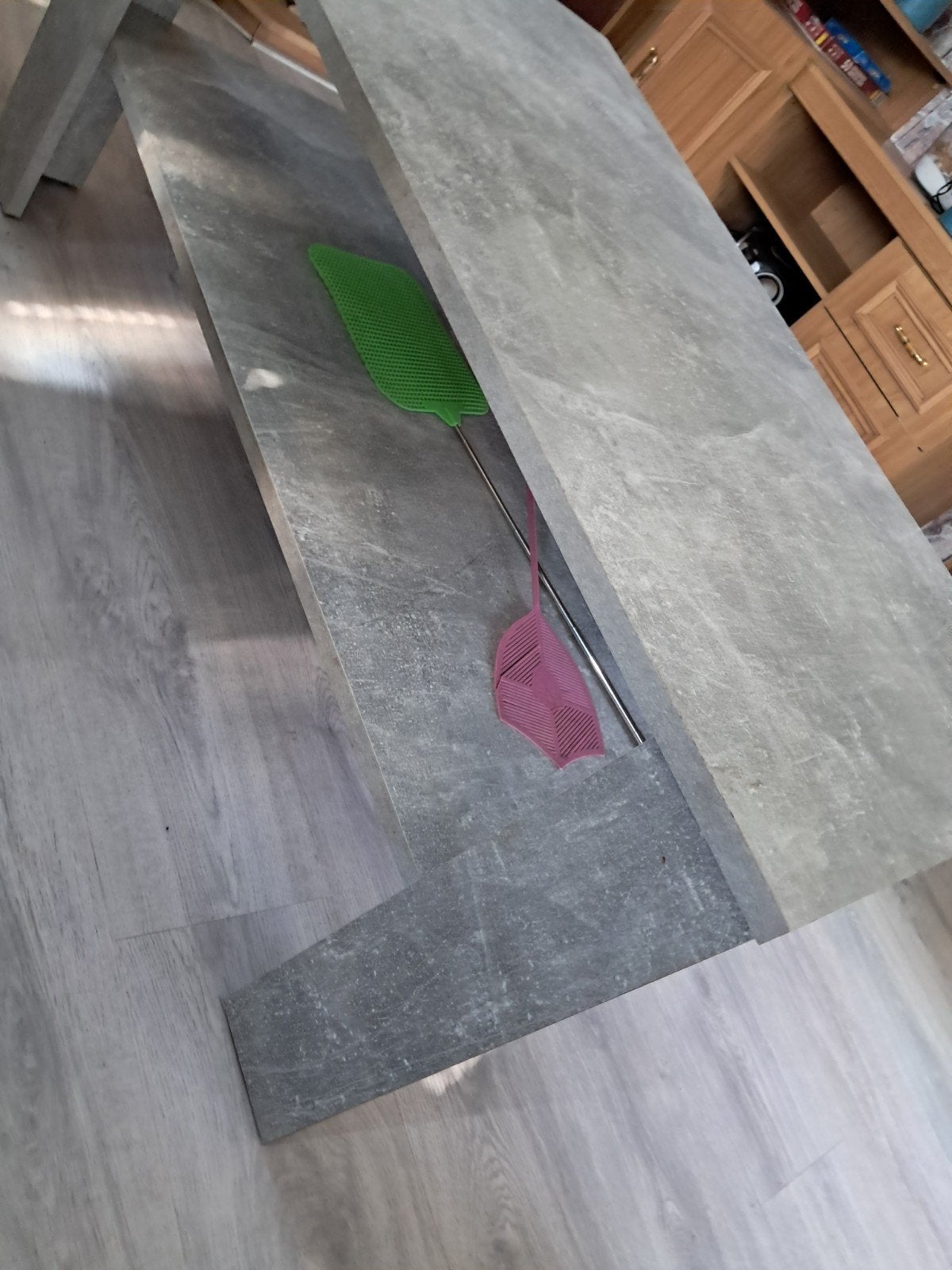 salon tafel, Ophalen, Laminaat