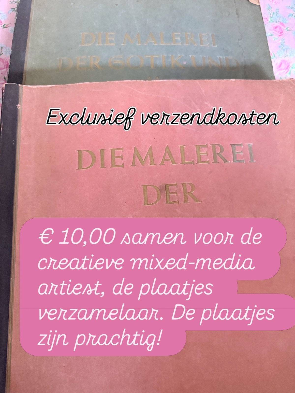 Twee Malerei plaatjes albums 1938 kunst renaisance gothiek, Ophalen of Verzenden, Gelezen, Stijl of Stroming
