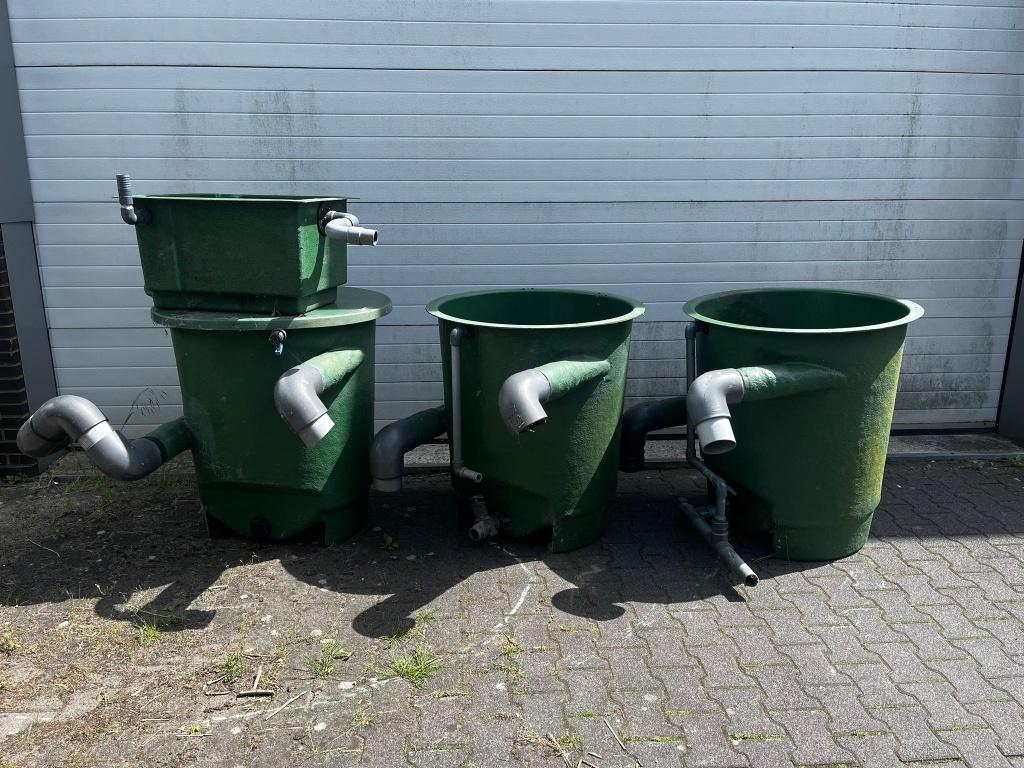 polyester vortex bakken/meerkamerfilter voor koi vijver, Ophalen, Gebruikt, Vijverfilter