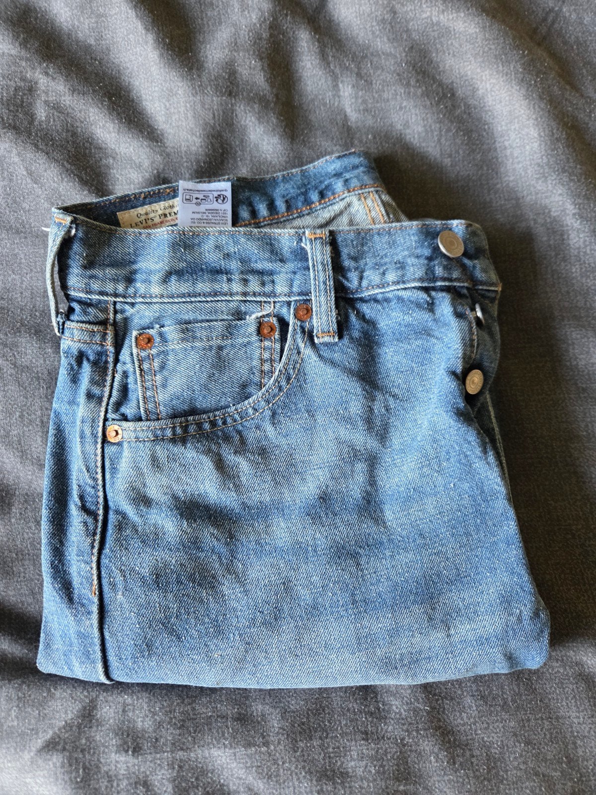 Levi's 501 Jeans - W30 L30 - Eenmaal gedragen, Ophalen of Verzenden, Nieuw, Blauw, Overige jeansmaten