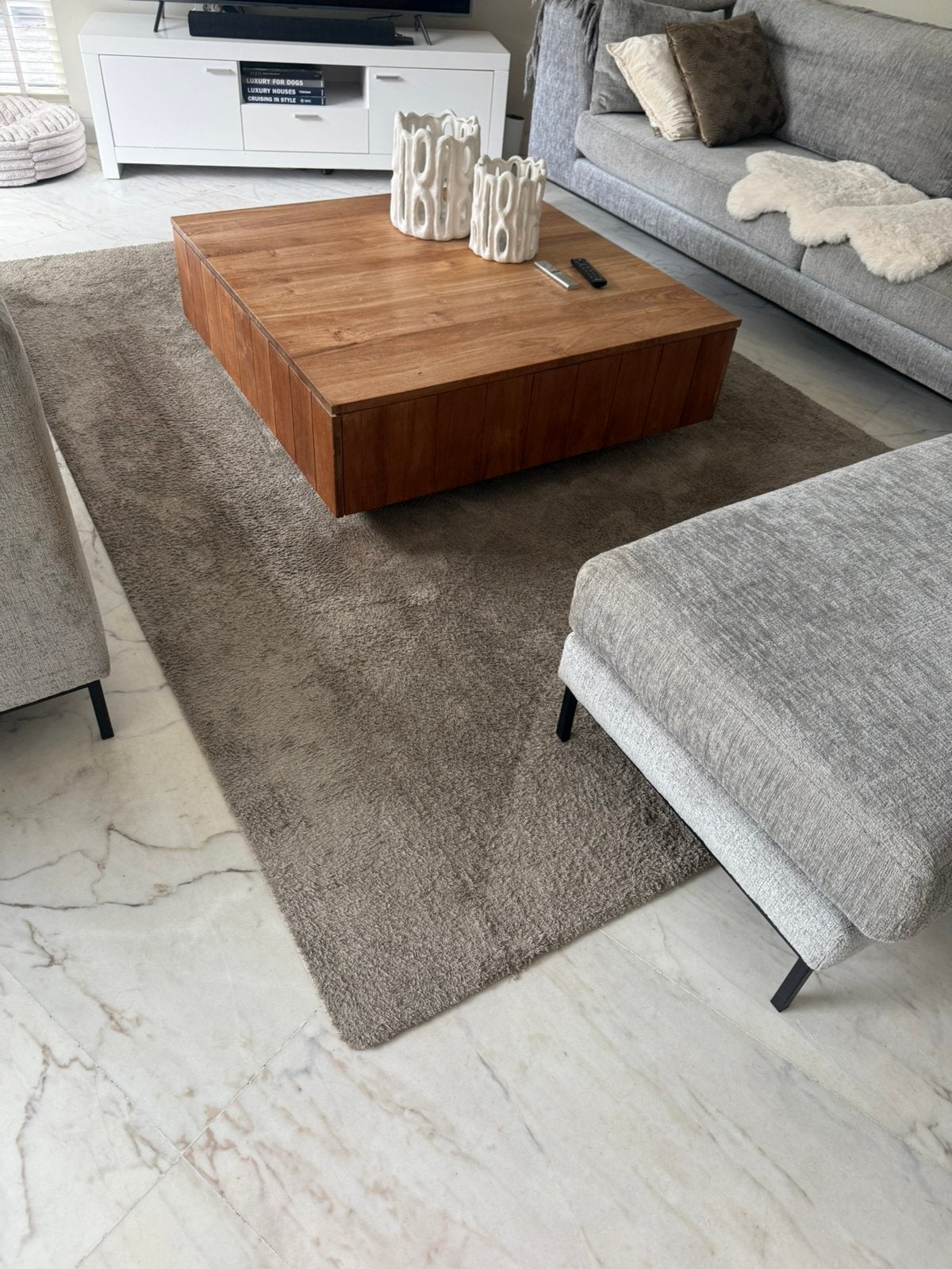 2  x vloerkleden, Ophalen, Beige, 150 tot 200 cm, 200 cm of meer
