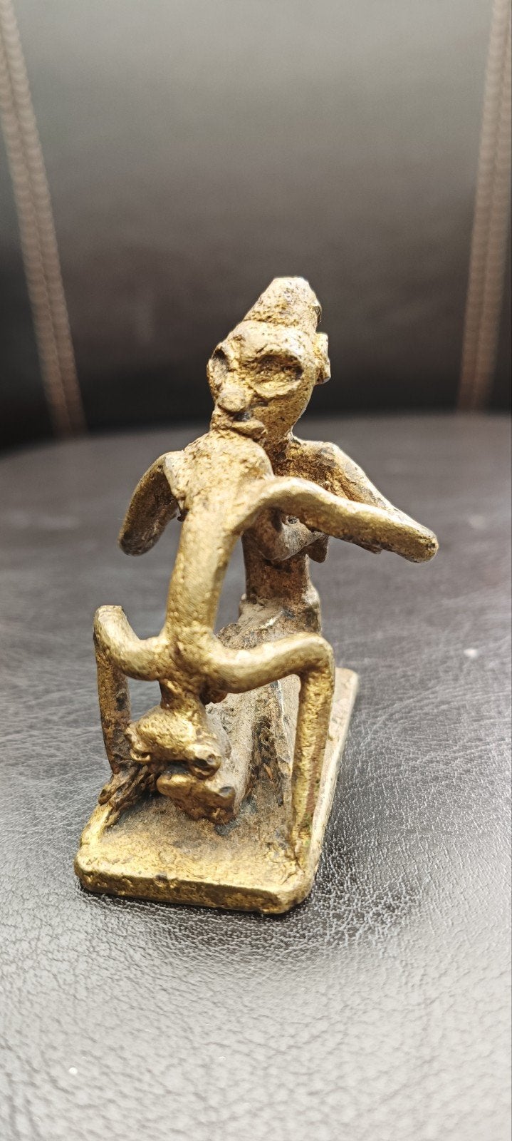 Ashanti Afrikaans miniatuur erotisch, Minder dan 20 cm, Ophalen of Verzenden, Handgemaakt, Beeld