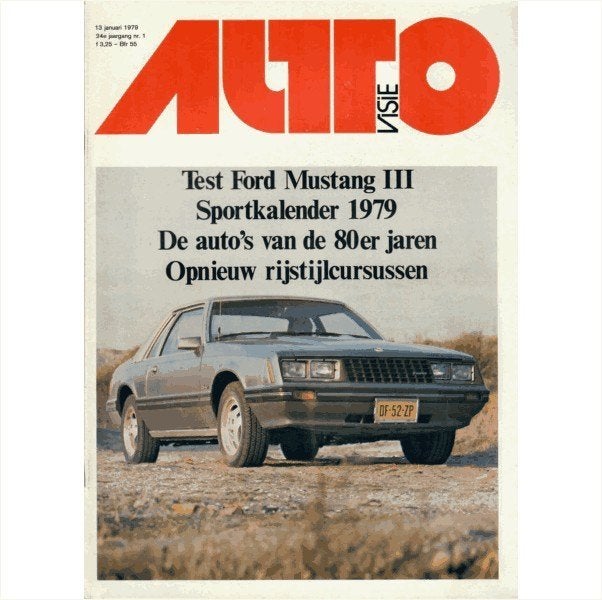 Autovisie Tijdschrift 1979 NR 01 #1 Nederlands, Ophalen of Verzenden, Gelezen, Algemeen