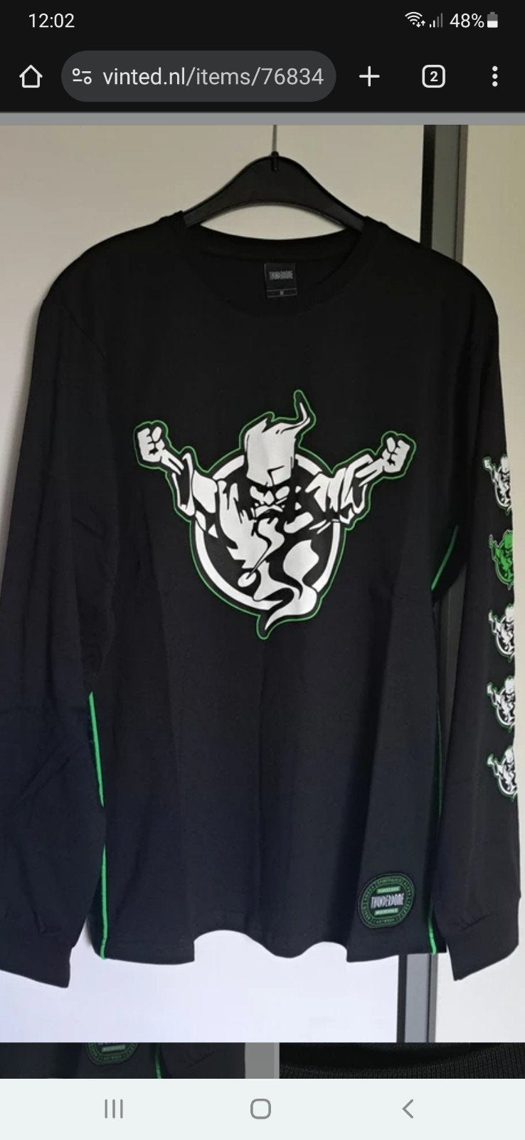 Thunderdome 2024 longsleeve maat xl
NIEUW IN DE VERPAKKING., Kleding | Heren, T-shirts, Ophalen, Nieuw, Maat 56/58 (XL), Zwart