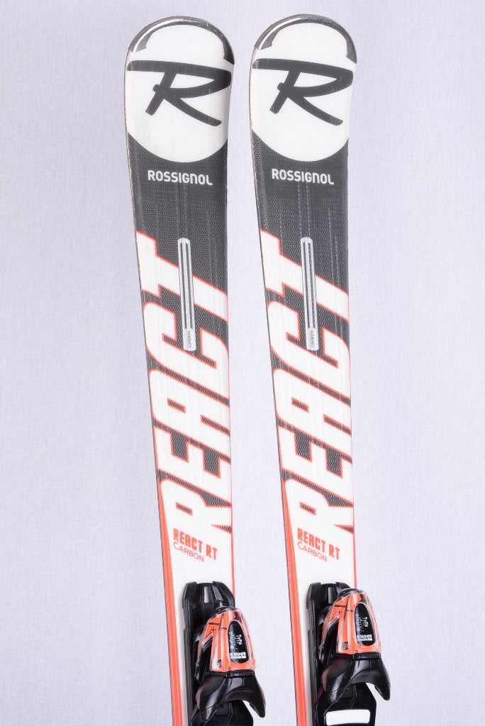 142 cm ski's ROSSIGNOL REACT RT CARBON, grip walk, 140 tot 160 cm, Gebruikt, Verzenden, Rossignol