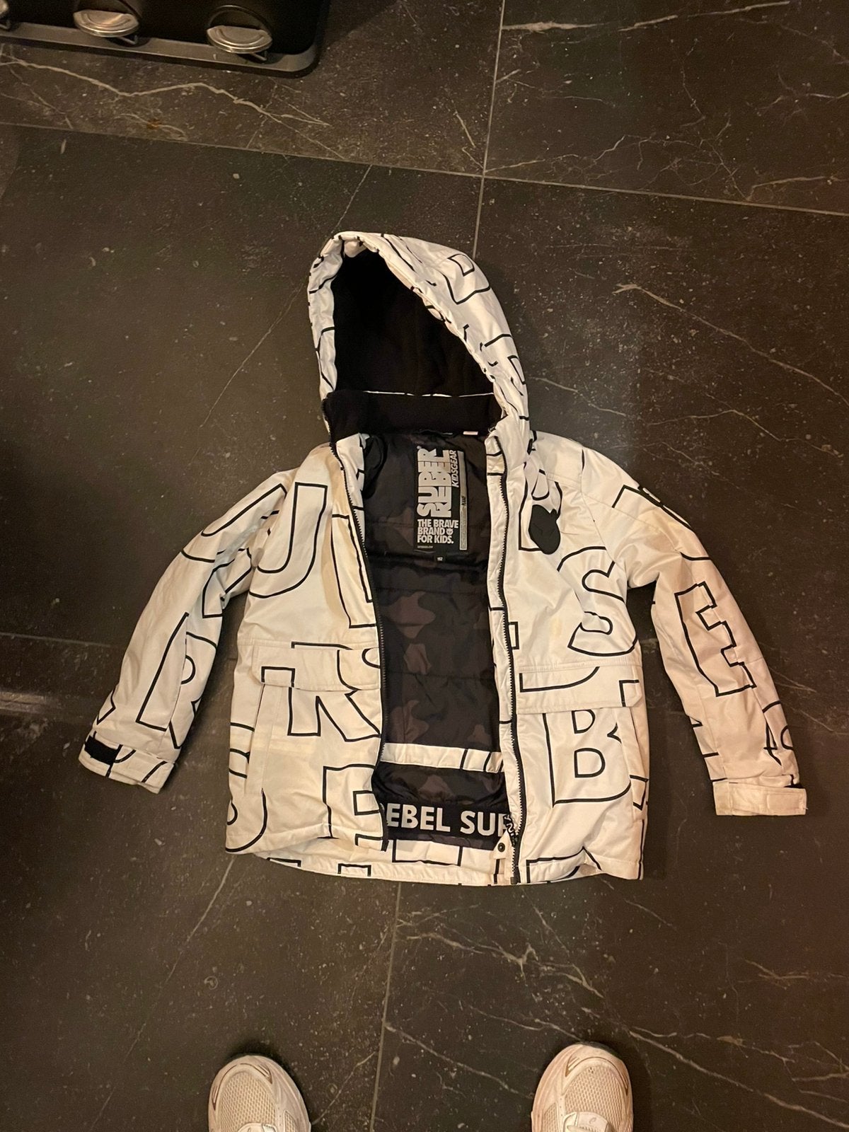 **** SUPERREBEL ski jas 152 ****, Ophalen of Verzenden, Gedragen, Maat 34 (XS) of kleiner, Jack