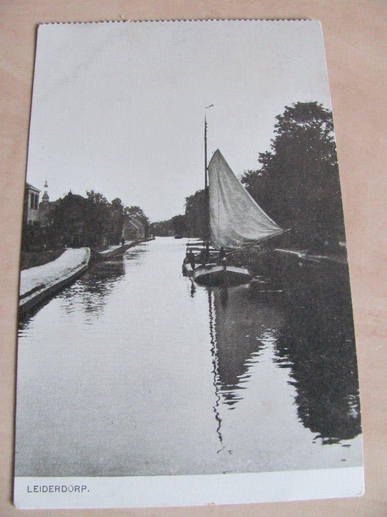 Leiden, reclamekaart Stoomboot Maatschappij 'Carsjens', Ophalen of Verzenden, Gebruikt, Overige typen