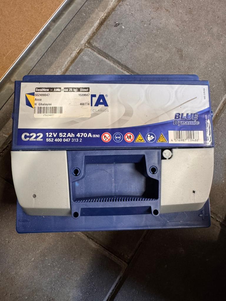 Varta C22 blue dynamic accu - nieuw, Auto-onderdelen, Accu's en Toebehoren, Ophalen, Nieuw