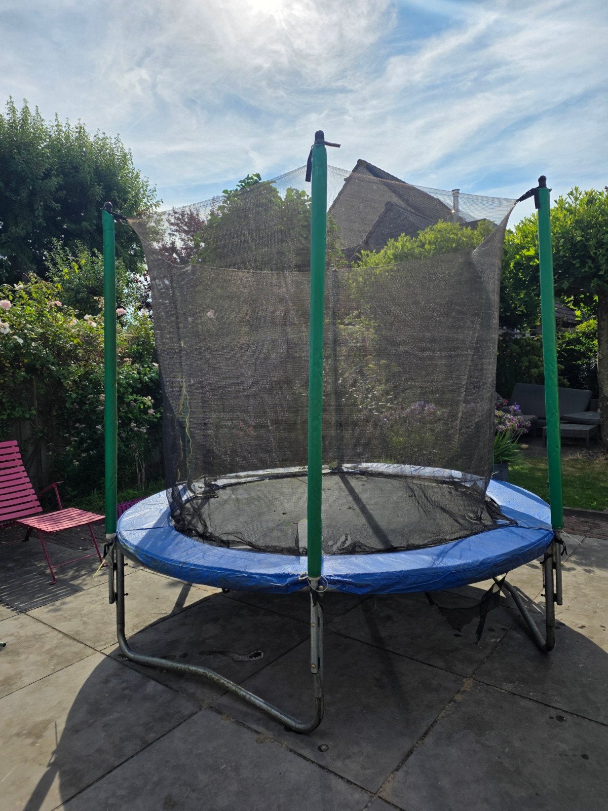 Trampoline gratis af te halen, Ophalen