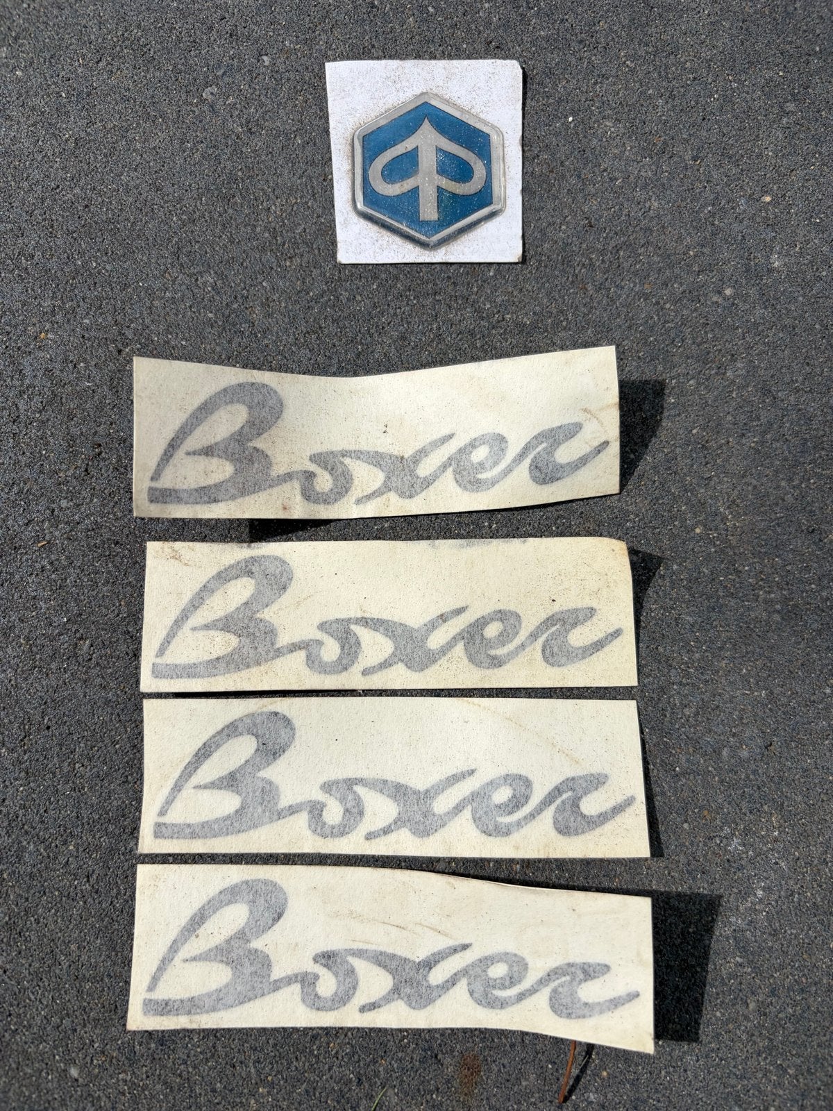 Nieuwe Piaggio Vespa Ciao Boxer stickers en logo, Ophalen of Verzenden
