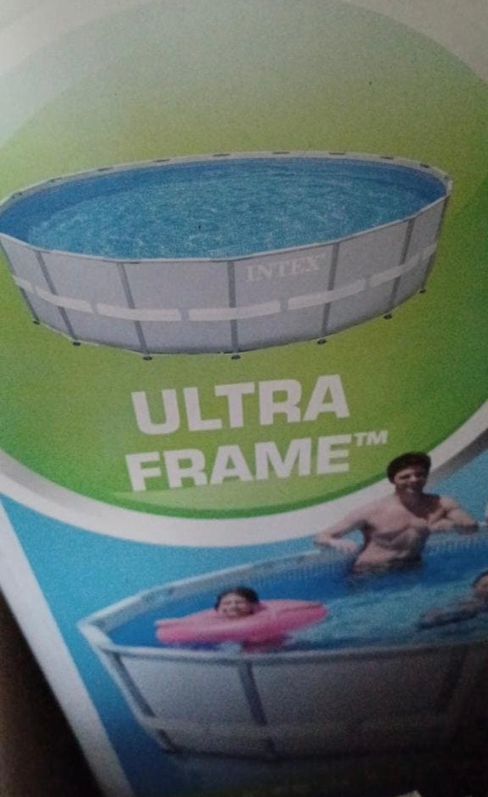 Intex ultra frame zwembad 4.88 x 1.22 m, Ophalen, Gebruikt