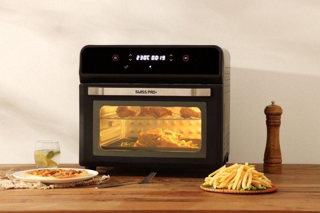 12L NIEUWE AIRFRYER SWISS PRO VAN 99.95 VOOR SLECHTS --29.95, Witgoed en Apparatuur, Airfryers, Nieuw, 1500 gram of meer, Ophalen of Verzenden