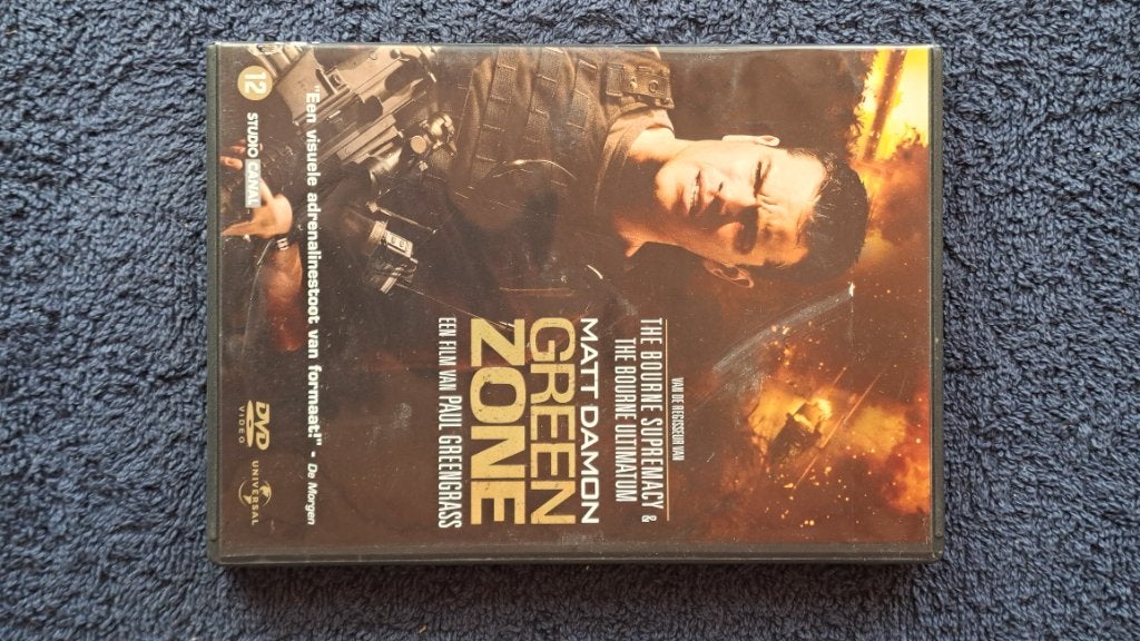 Green Zone "Matt Damon", Cd's en Dvd's, Vanaf 12 jaar, Ophalen of Verzenden, Zo goed als nieuw, Overige gebieden