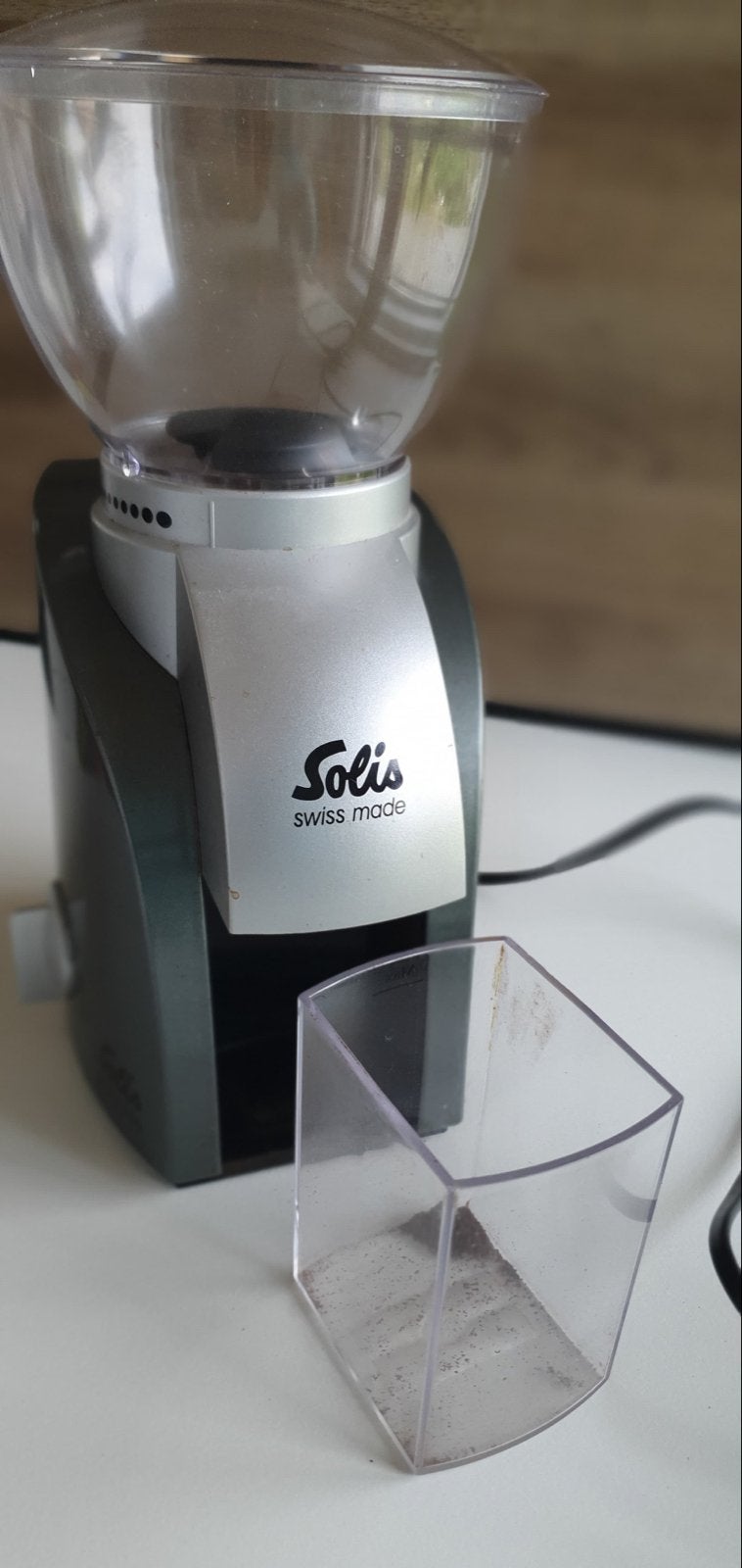 Solis Koffiebonenmaler - Swiss Made, Ophalen of Verzenden, Gebruikt, Koffiebonen