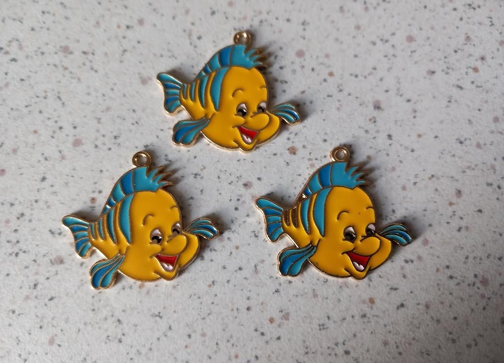 Botje metalen bedels ( de kleine zeemeermin), Ophalen of Verzenden, Nieuw, Bedel