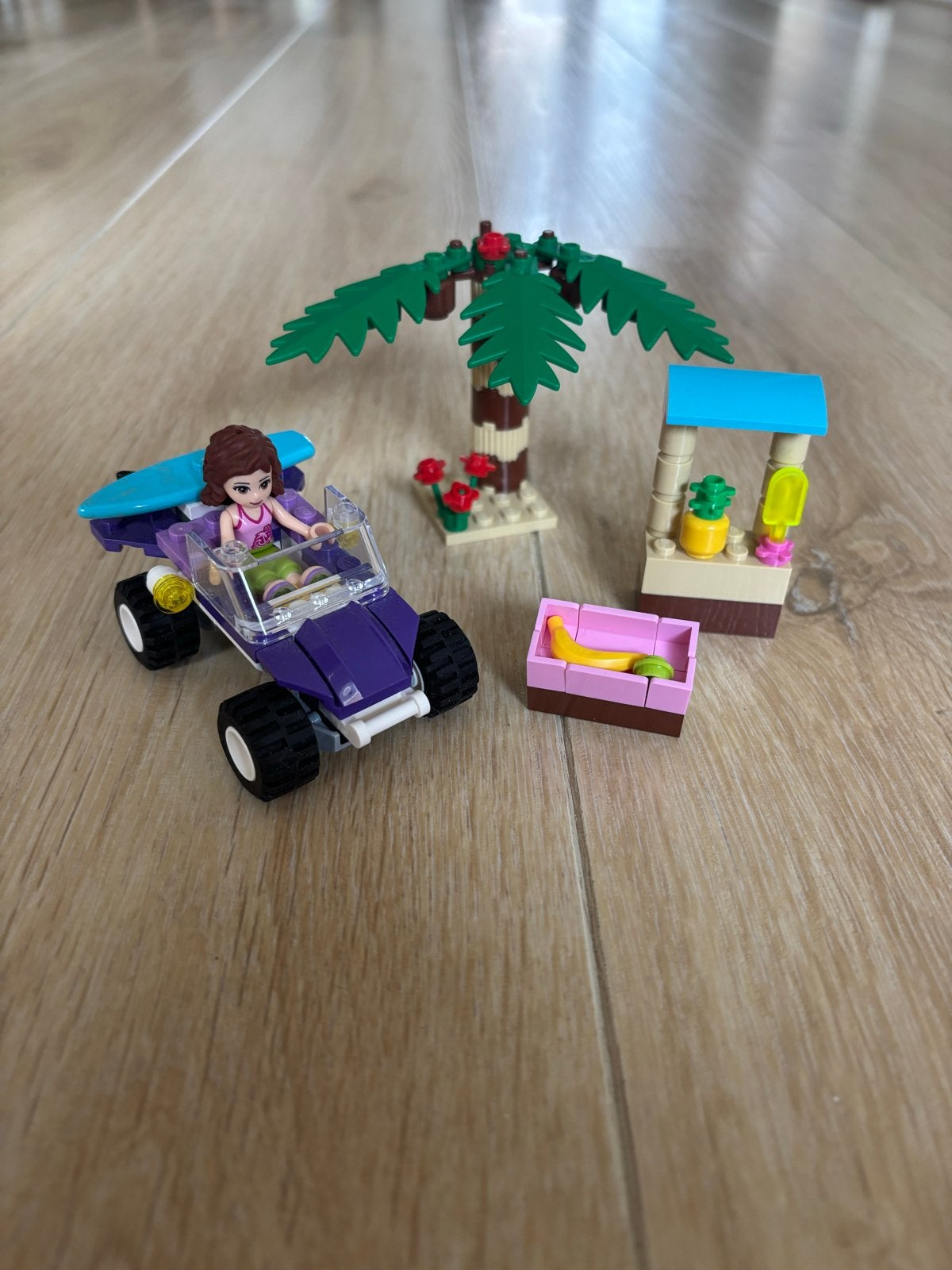 Lego Friends 41010 Strandbuggy met Olivia en palmboom, Lego, Friends, Ophalen of Verzenden, Zo goed als nieuw