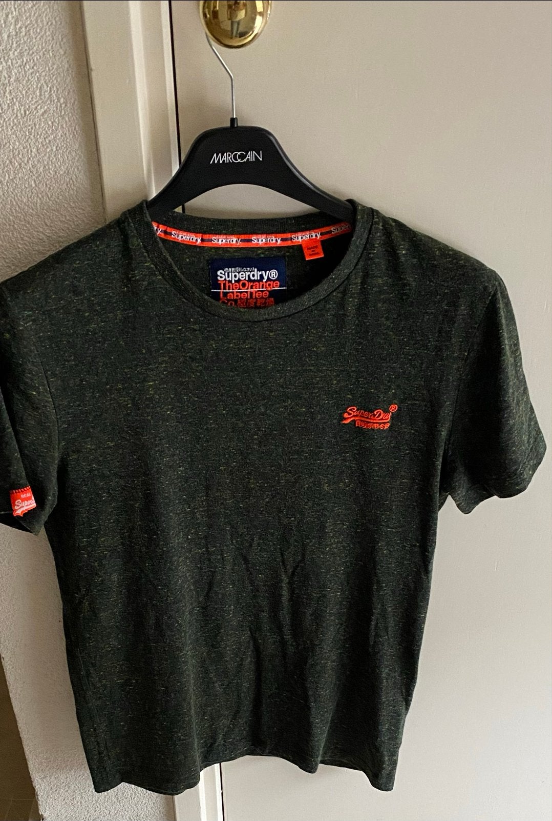 Superdry T-shirt - Groen gespikkeld - Maat M, Verzenden, Nieuw, Maat 48/50 (M), Groen