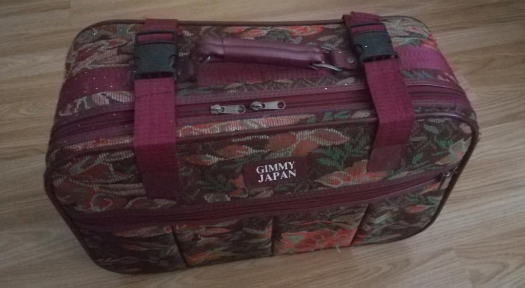 Gimmy Japan retro koffertje, Sieraden, Tassen en Uiterlijk, Koffers, Overige materialen, Gebruikt, 45 tot 55 cm, Minder dan 50 cm