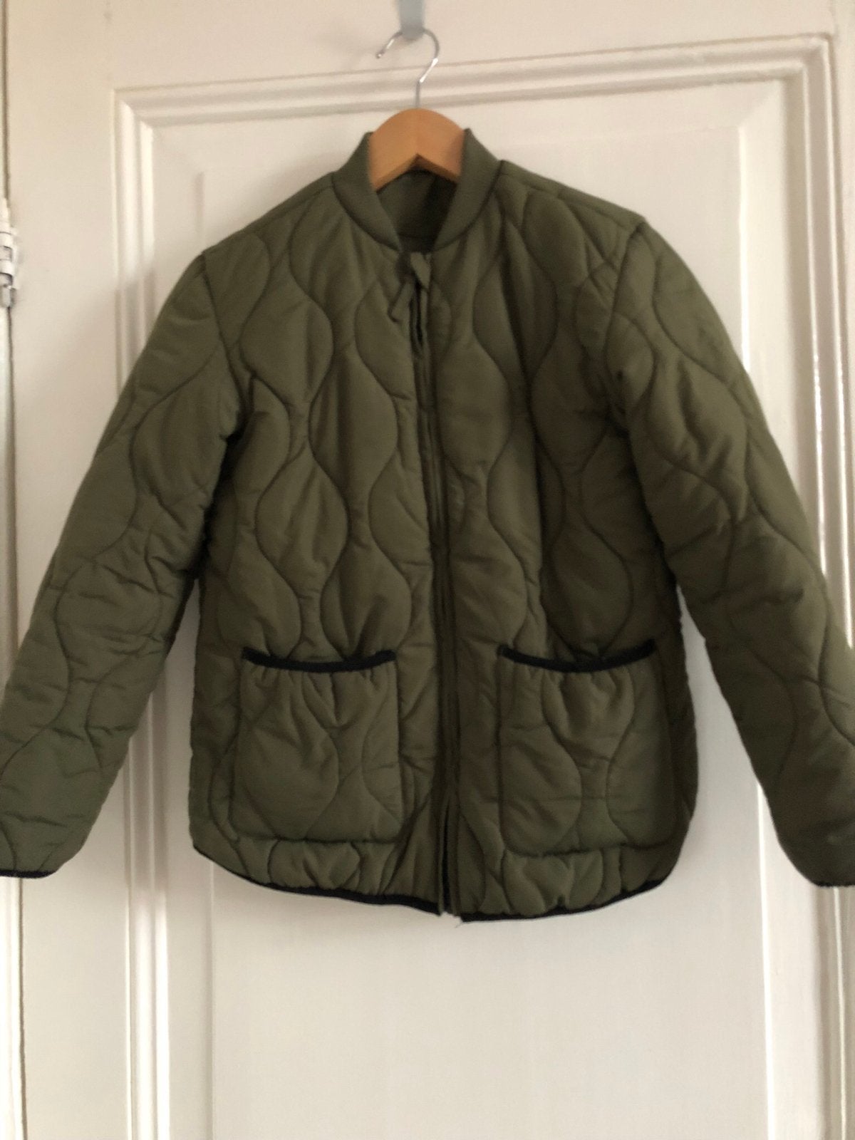 Jas bomber jack groen khaki Hema 146-152, Ophalen of Verzenden, Zo goed als nieuw, Jongen of Meisje, Jas