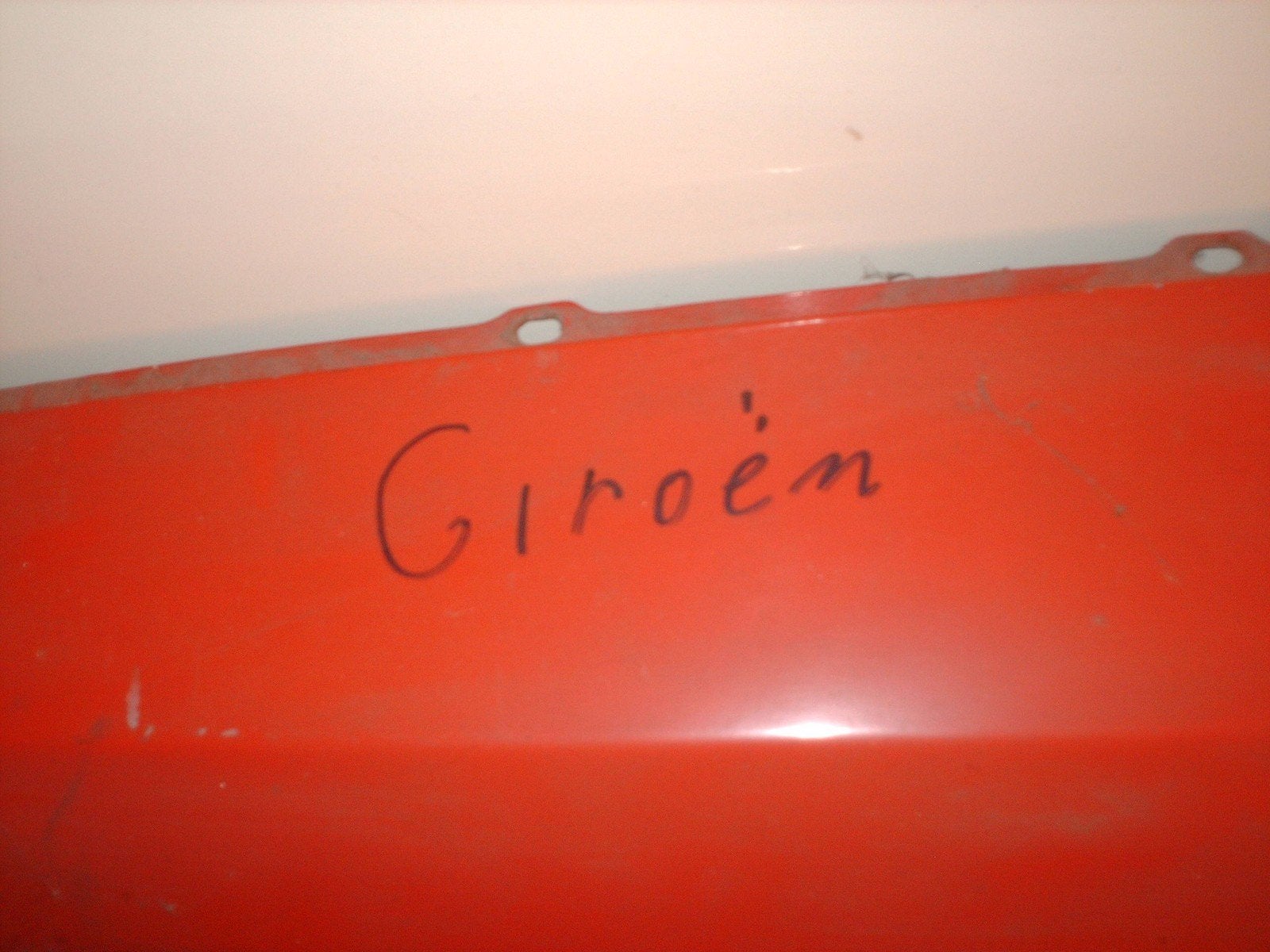 Spatbord Citroën (rood, gebruikt), Auto-onderdelen, Ophalen of Verzenden, Gebruikt, Citroën, Spatbord