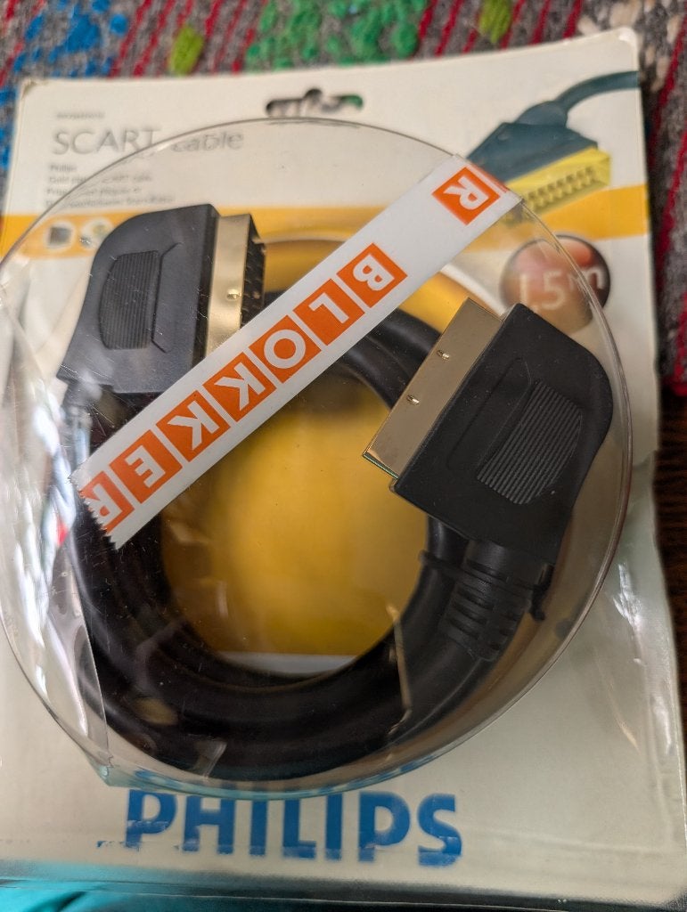 Scart kabel Philips, Audio, Tv en Foto, Audiokabels en Televisiekabels, Ophalen of Verzenden, Nieuw, Minder dan 2 meter, Scartkabel