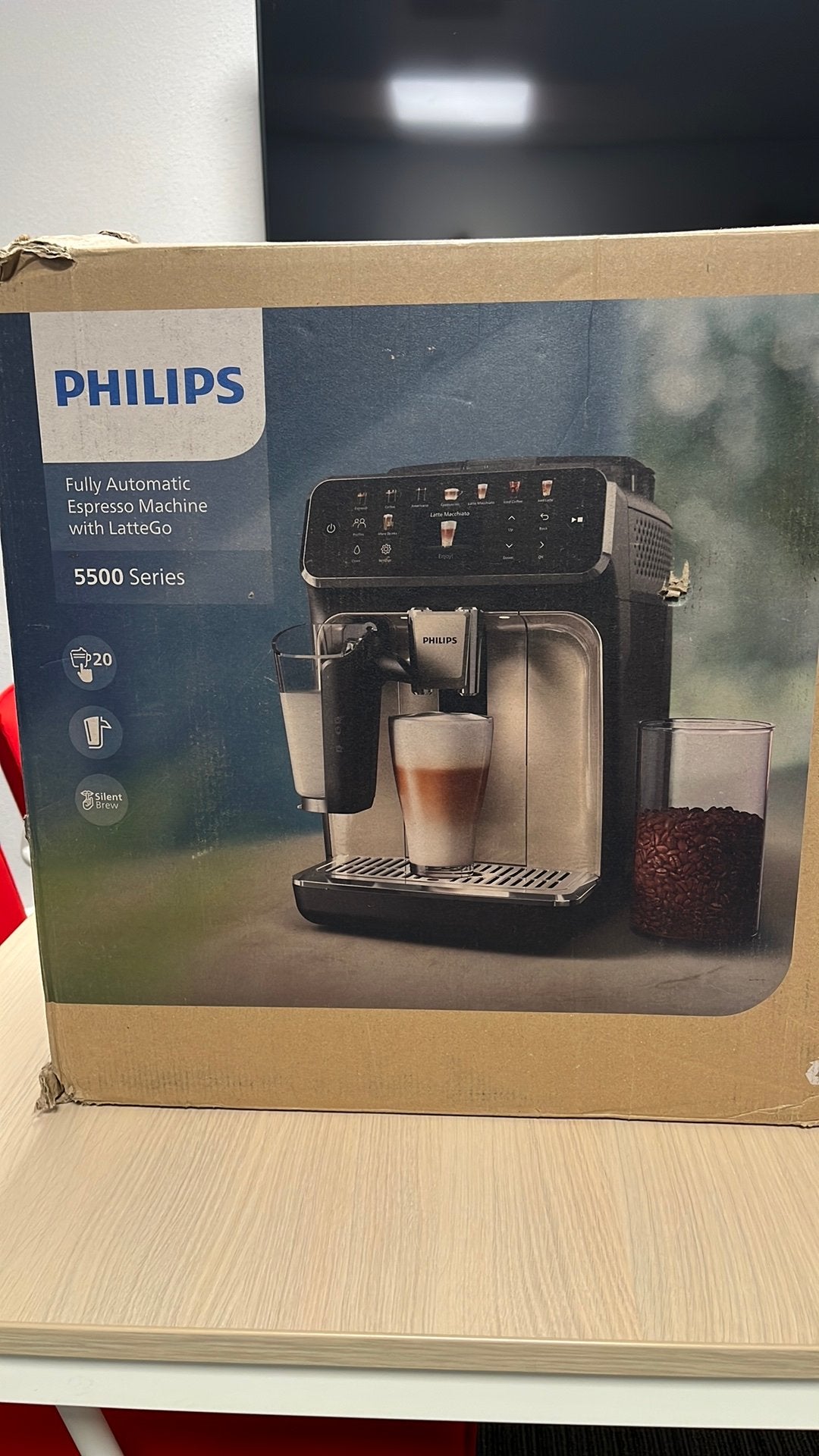 Philips 5500 series, Ophalen, Espresso apparaat, 10 kopjes of meer, Nieuw
