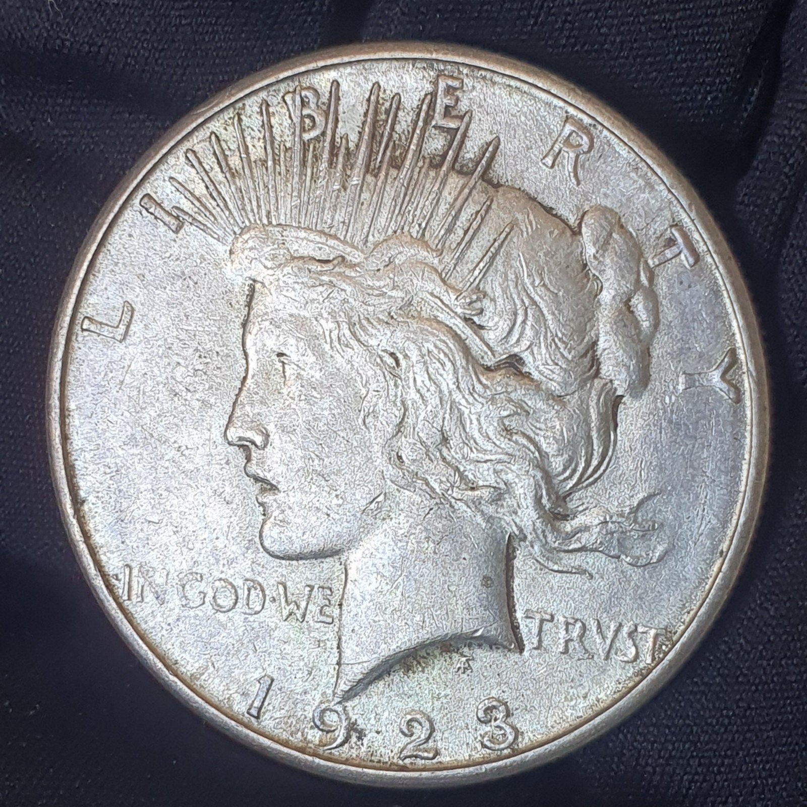 1 dollar 1923 USA, Postzegels en Munten, Ophalen of Verzenden, Noord-Amerika, Losse munt, Zilver