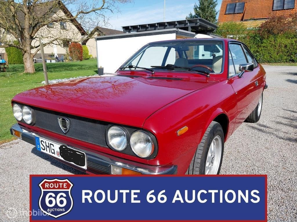 Lancia Beta Coupe | 1977 | Route 66 Auctions, Auto's, Overige carrosserieën, Zwart, Bedrijf, Handgeschakeld