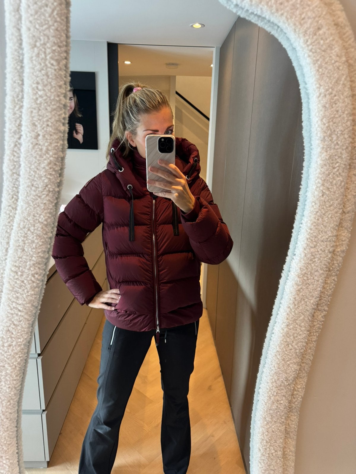 Parajumpers dames jas, Ophalen of Verzenden, Zo goed als nieuw, Rood