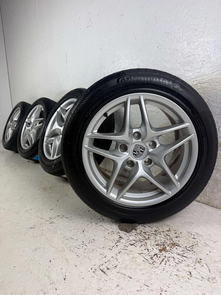 Originele Porsche Boxster Cayman 987 velgen 17" 5x130 zomer, Niet ingevuld, Gebruikt, Banden en Velgen, Niet ingevuld