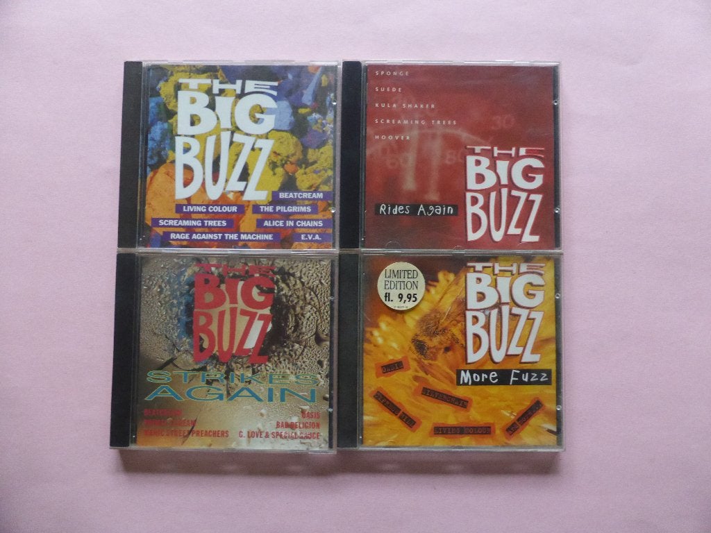 The Big Buzz 4 x CD, Ophalen of Verzenden, Zo goed als nieuw, Poprock