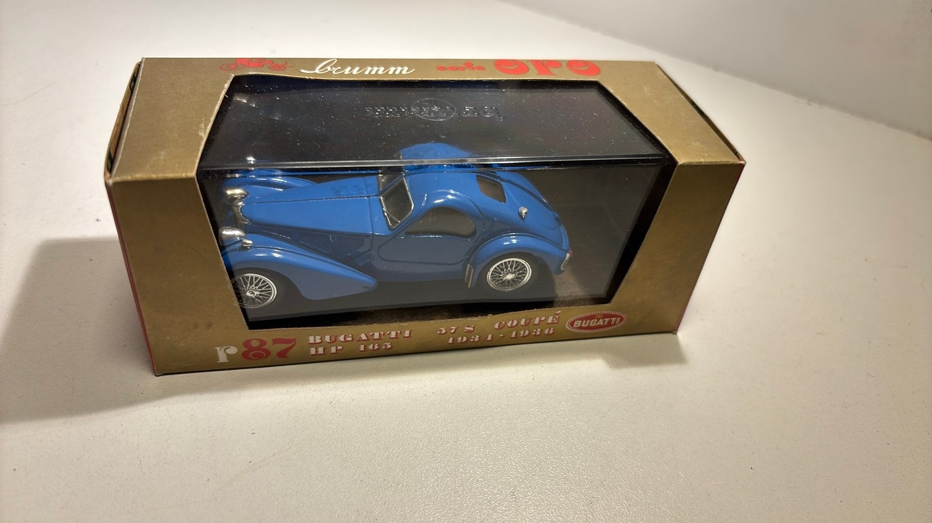Bugatti 57s coupe brumm 1.43, Overige merken, Auto, Ophalen of Verzenden, A