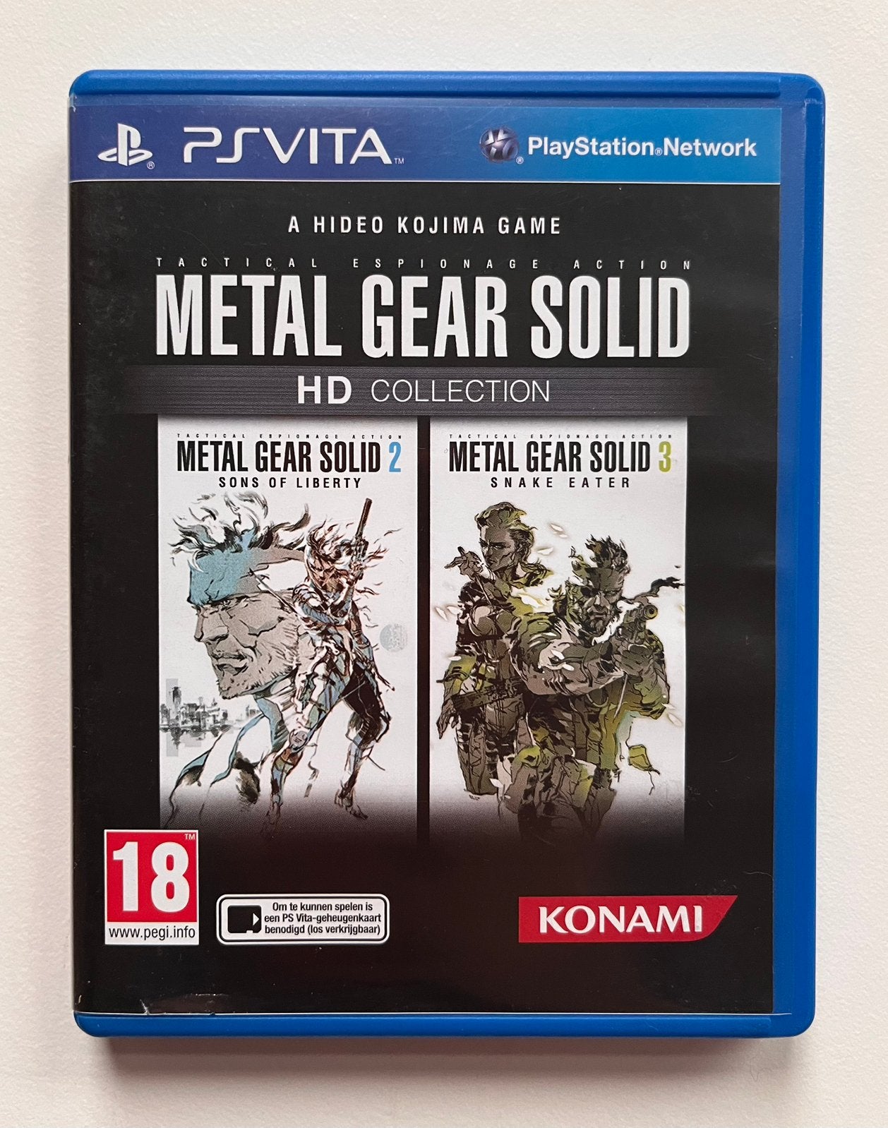 Metal gear solid HD collection ps vita, Avontuur en Actie, Vanaf 18 jaar, 1 speler, Ophalen of Verzenden