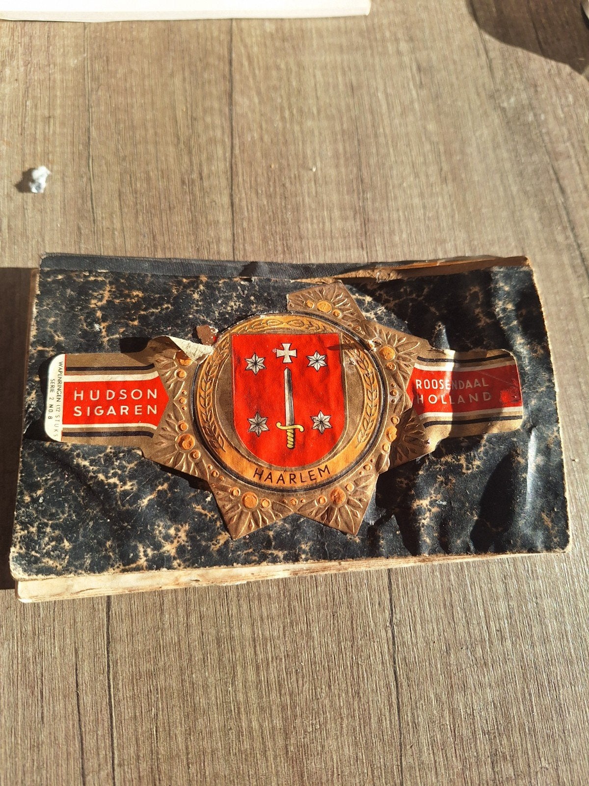 Vintage sigarenbandjes verzameling in boek, Ophalen of Verzenden, Gebruikt