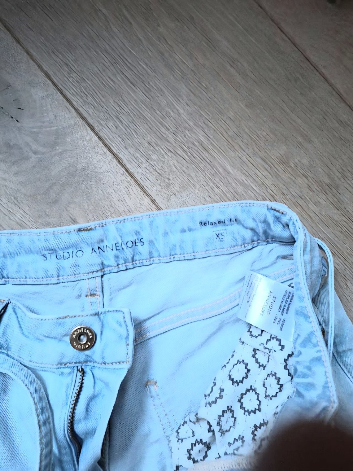 Babette Denim Trousers Anneloes Lichtblauw, Studio Anneloes, Ophalen of Verzenden, Maat 34 (XS) of kleiner, Blauw