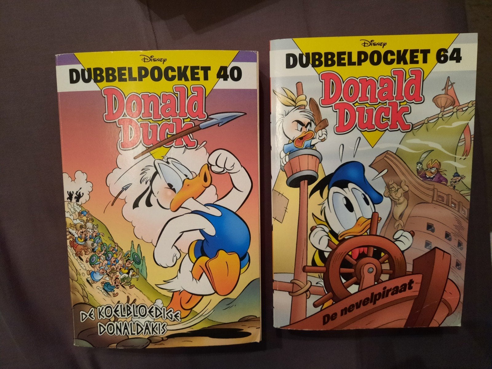 Donald Duck dubbelpocket 40 en 64, Meerdere stripboeken, Ophalen of Verzenden, Zo goed als nieuw