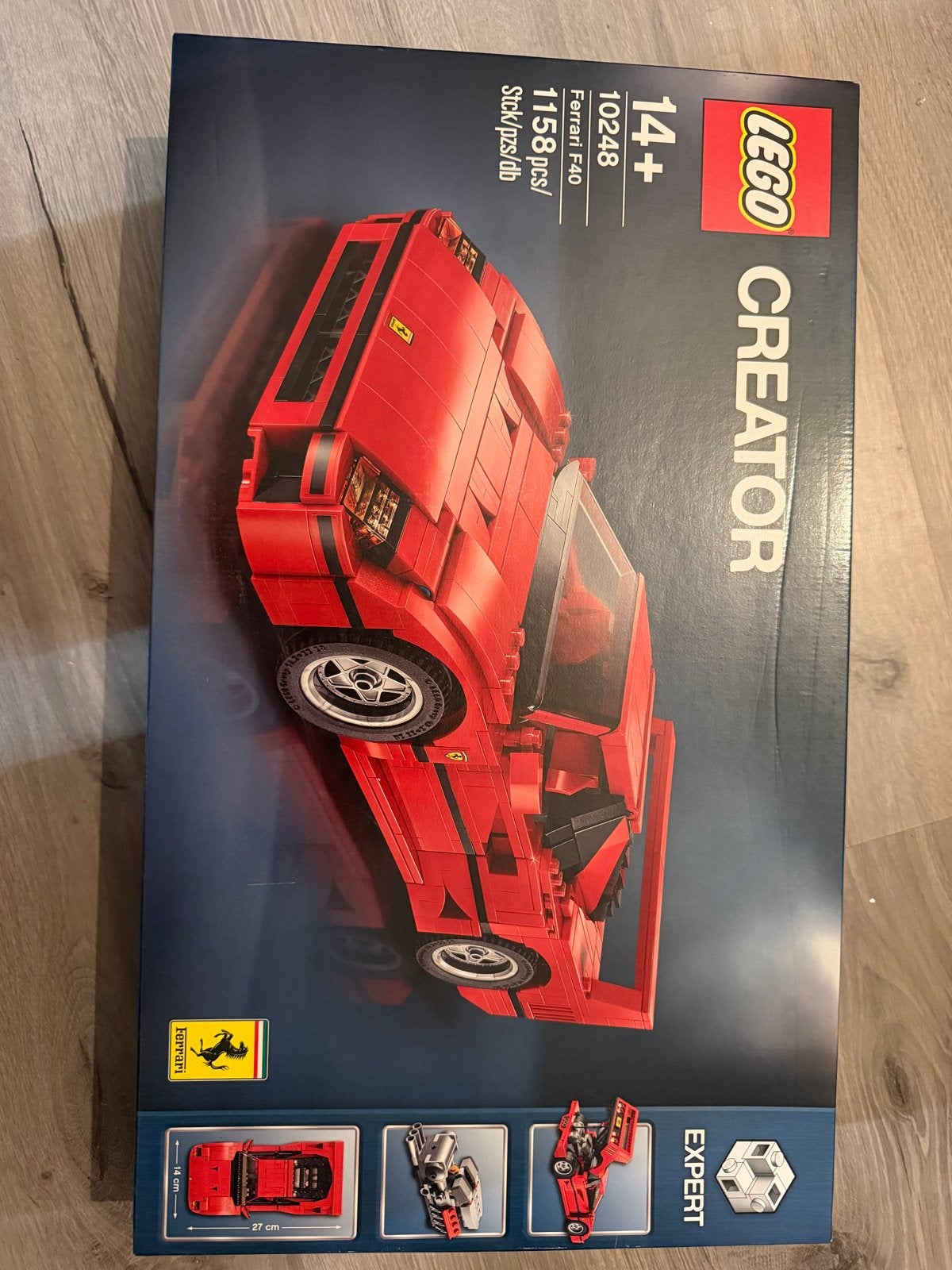 Lego Creator Expert 10248 Ferrari F40 - Nieuw in doos, Lego, Nieuw, Ophalen of Verzenden, Ongeopend/sealed
